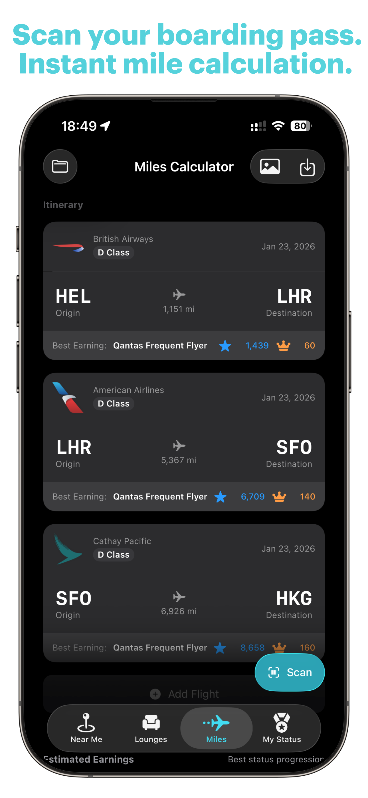 FrequentFlyer — Maximise Points & Lounge Access